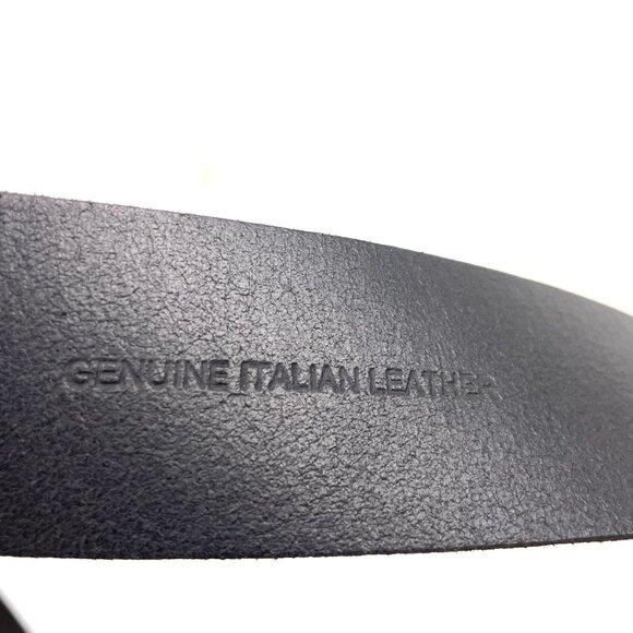 Genuine Italian Leather Belt With Skull Bottle Opener BuckleBlack Made in USA - Picture 6 of 8